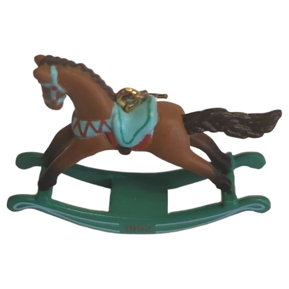 Rocking Horse Hallmark Keepsake Ornament 5th in series 1992 - Picture 1 of 13
